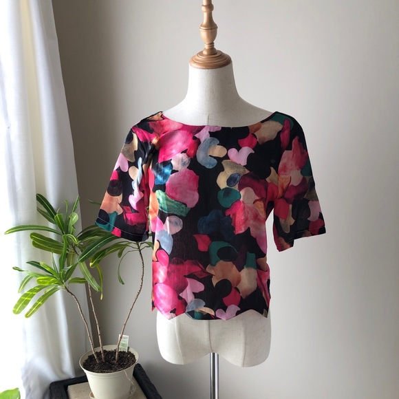 Fashion Classic 🛍 Colorful Short-Sleeved Top - Picture 1 of 5